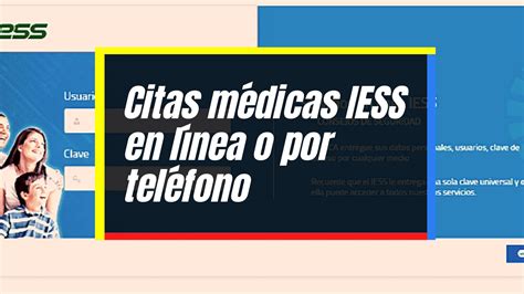 agendar cita médica iess|IESS